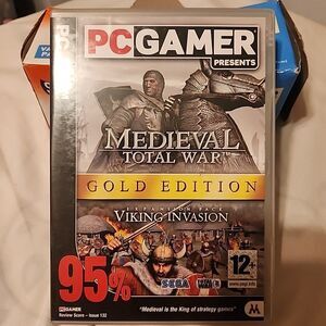 Medieval Total War "GOLD EDITION" Viking Invasion PC DVD-Rom PC Gamer